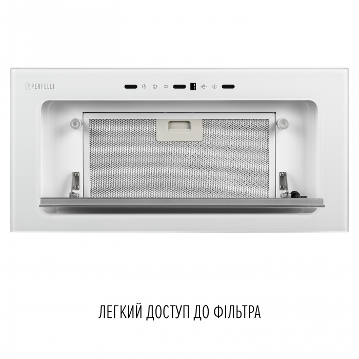 Витяжка повновбудована PERFELLI DESIGN VISION 6 BIANCO SILENZIO
