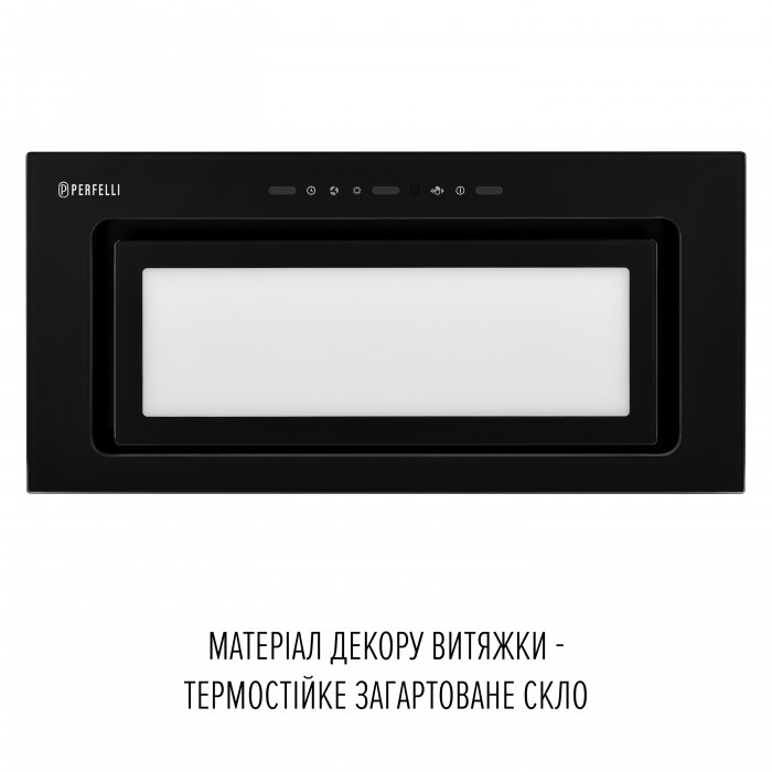 Витяжка повновбудована PERFELLI DESIGN VISION 6 NERO SILENZIO