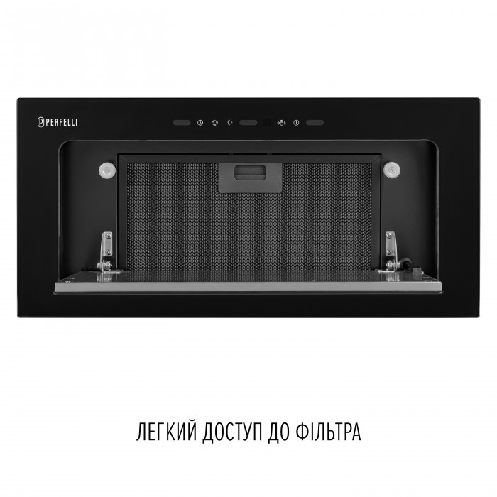 Витяжка повновбудована PERFELLI DESIGN VISION 6 NERO SILENZIO