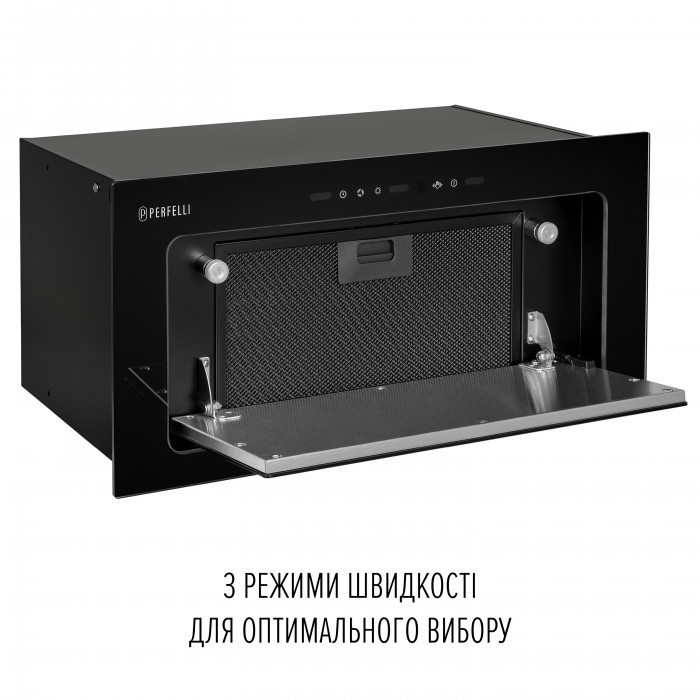 Витяжка повновбудована PERFELLI DESIGN VISION 6 NERO SILENZIO