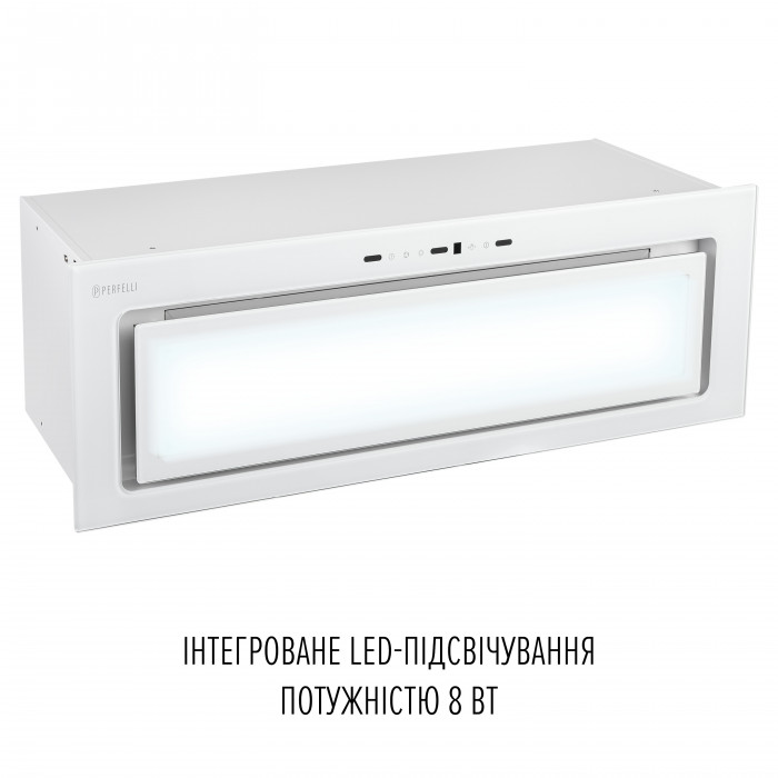 Витяжка повновбудована PERFELLI DESIGN VISION 9 BIANCO SILENZIO