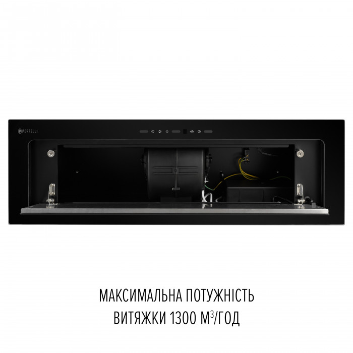 Витяжка повновбудована PERFELLI DESIGN VISION 9 NERO SILENZIO