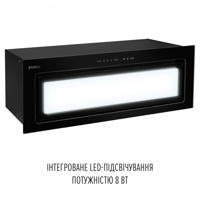 Витяжка повновбудована PERFELLI DESIGN VISION 9 NERO SILENZIO