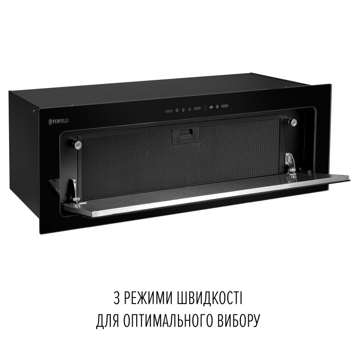 Витяжка повновбудована PERFELLI DESIGN VISION 9 NERO SILENZIO