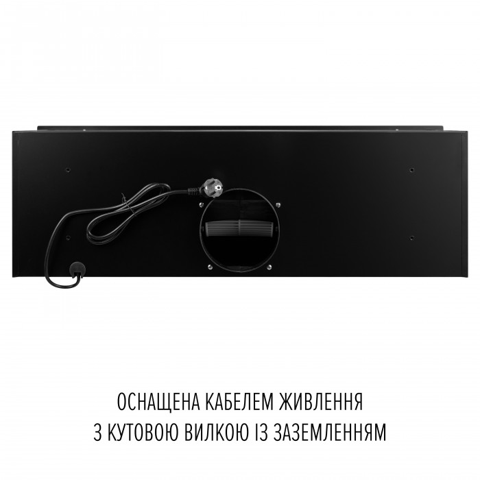 Витяжка повновбудована PERFELLI DESIGN VISION 9 NERO SILENZIO
