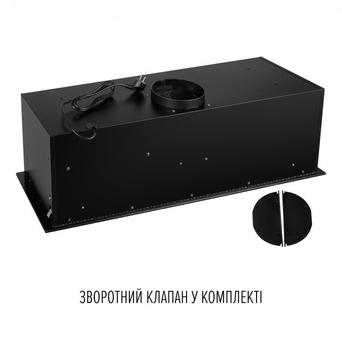 Витяжка повновбудована PERFELLI DESIGN VISION 9 NERO SILENZIO