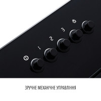 Вытяжка декоративная наклонная Perfelli DN 6142 BL LED