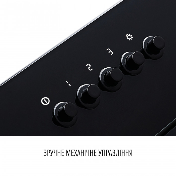 Витяжка декоративна похила Perfelli DN 6142 BL LED