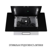 Вытяжка декоративная наклонная Perfelli DN 6142 BL LED