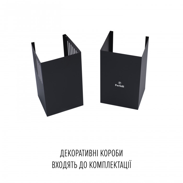 Витяжка декоративна похила Perfelli DN 6142 BL LED