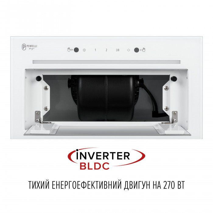 Витяжка повновбудована PERFELLI DESIGN FILINI 5 BIANCO SILENZIO