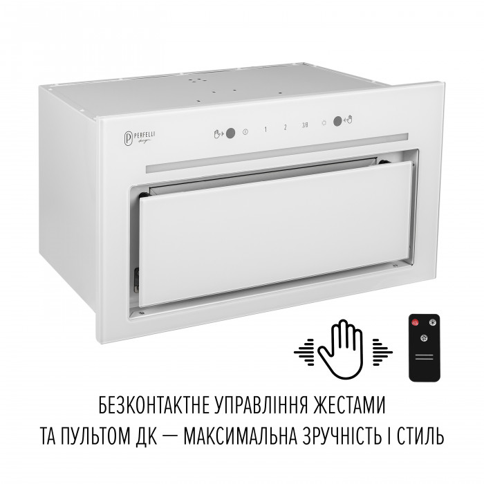 Витяжка повновбудована PERFELLI DESIGN FILINI 5 BIANCO SILENZIO