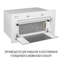 Витяжка повновбудована PERFELLI DESIGN FILINI 5 BIANCO