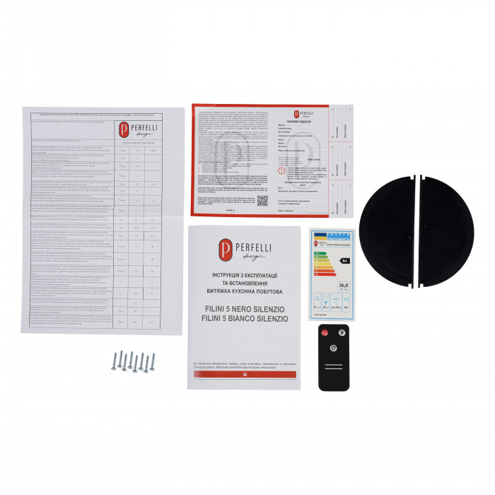 Витяжка повновбудована PERFELLI DESIGN FILINI 5 BIANCO