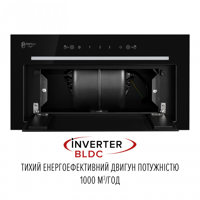 Вытяжка полновстраиваемая PERFELLI DESIGN FILINI 5 NW NERO SILENZIO