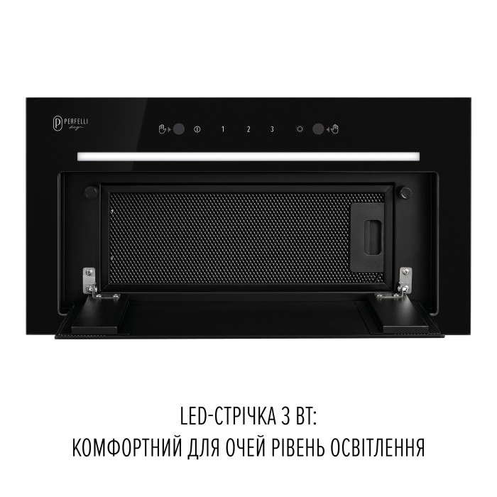 Вытяжка полновстраиваемая PERFELLI DESIGN FILINI 5 NW NERO SILENZIO
