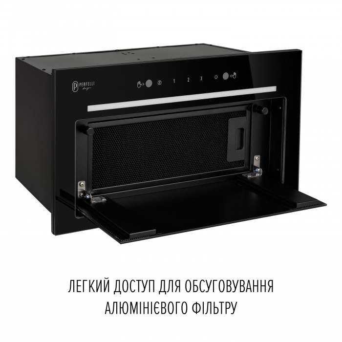 Вытяжка полновстраиваемая PERFELLI DESIGN FILINI 5 NW NERO SILENZIO