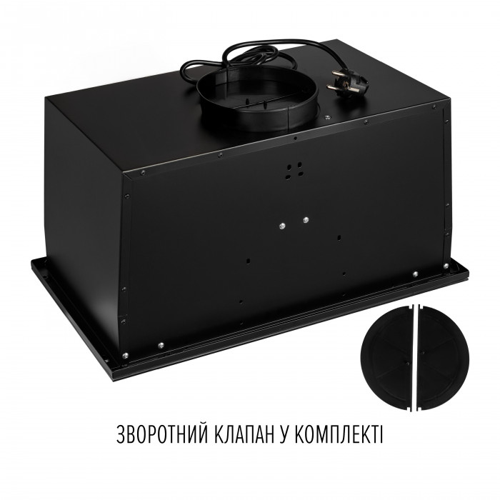 Вытяжка полновстраиваемая PERFELLI DESIGN FILINI 5 NW NERO SILENZIO