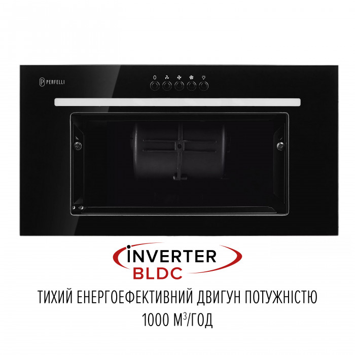 Витяжка повновбудована PERFELLI LIA 5 NM NERO SILENZIO