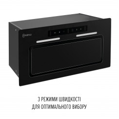 Витяжка повновбудована PERFELLI NUOVA 6QWRBM NERO SILENZIO