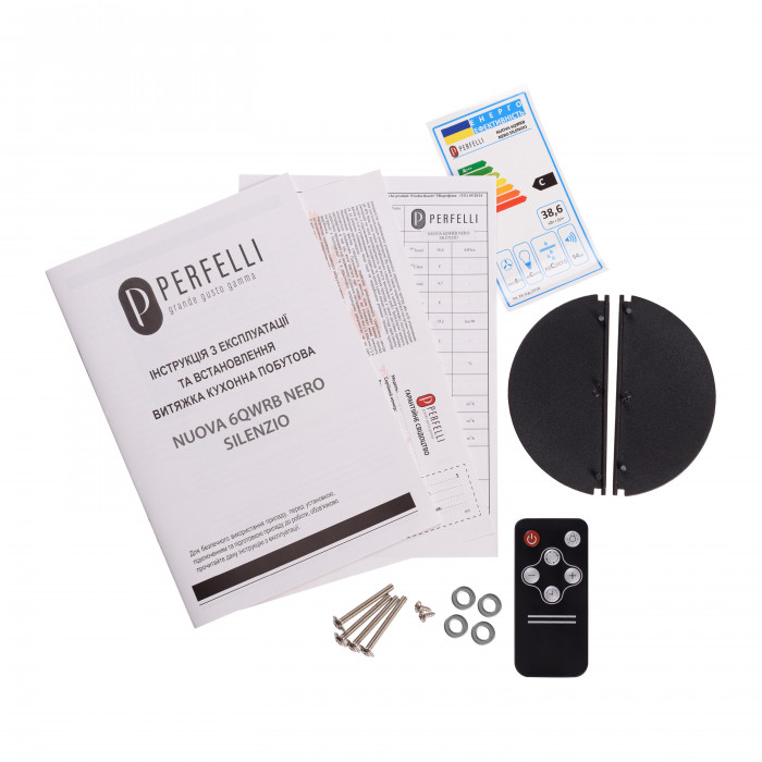 Витяжка повновбудована PERFELLI NUOVA 6QWRBM NERO SILENZIO
