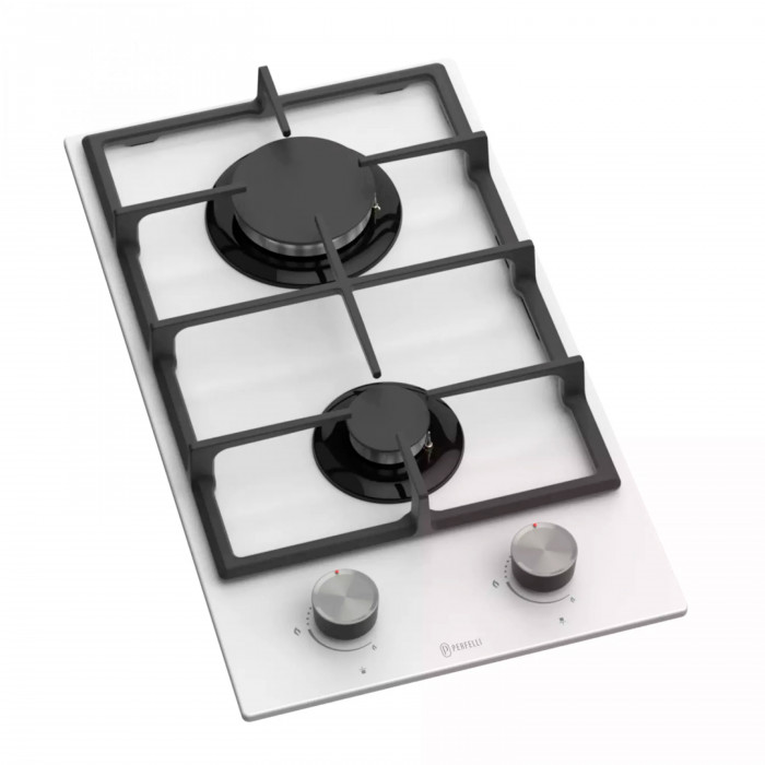 Газовая поверхность на стекле PERFELLI PERLA G32C BIANCO