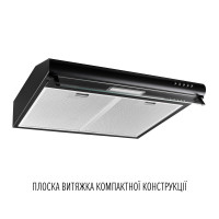 Вытяжка плоская Perfelli PL 5144 BL LED
