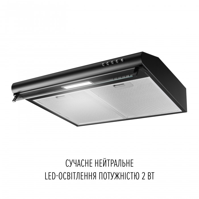 Вытяжка плоская Perfelli PL 5144 BL LED