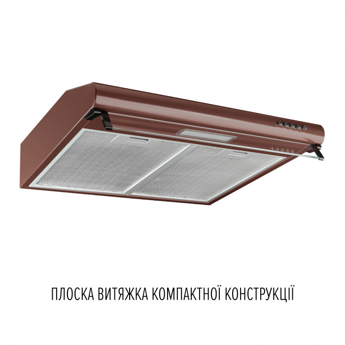Вытяжка плоская Perfelli PL 5144 BR LED