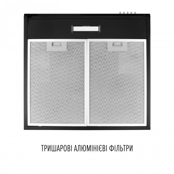 Витяжка плоска PERFELLI PL 6124 BL LED