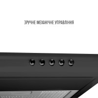 Витяжка плоска PERFELLI PL 6124 BL LED