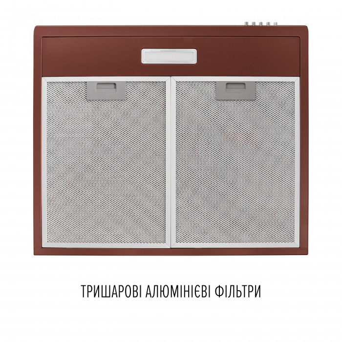 Витяжка плоска PERFELLI PL 6124 BR LED