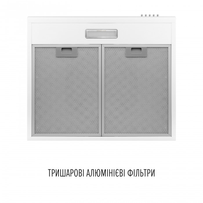 Витяжка плоска Perfelli PL 6124 WH LED