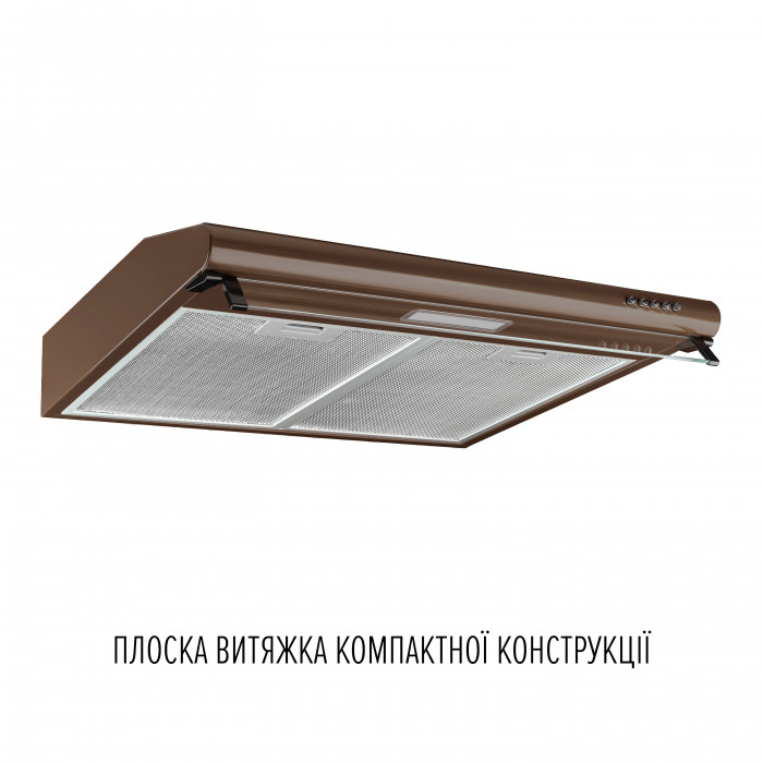 Вытяжка плоская Perfelli PL 6144 Dark BR LED