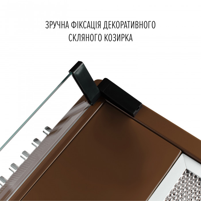 Вытяжка плоская Perfelli PL 6144 Dark BR LED