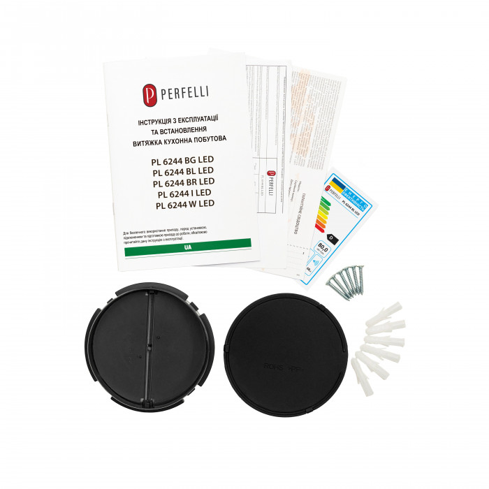 Вытяжка плоская PERFELLI PL 6244 BL LED