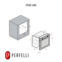 Духовой шкаф электрический PERFELLI PRIME 6M6 INOX
