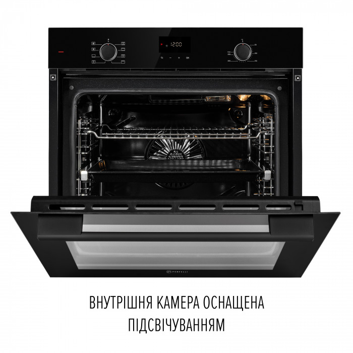 Духова шафа електрична PERFELLI PERLA 6D8S NERO