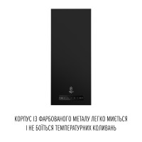 Вытяжка пристенная PERFELLI DESIGN QUADRO 36 NERO SILENZIO
