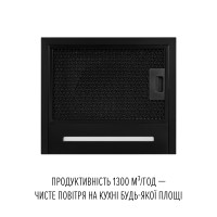 Вытяжка пристенная PERFELLI DESIGN QUADRO 36 NERO SILENZIO