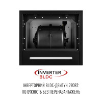 Вытяжка пристенная PERFELLI DESIGN QUADRO 36 NERO SILENZIO