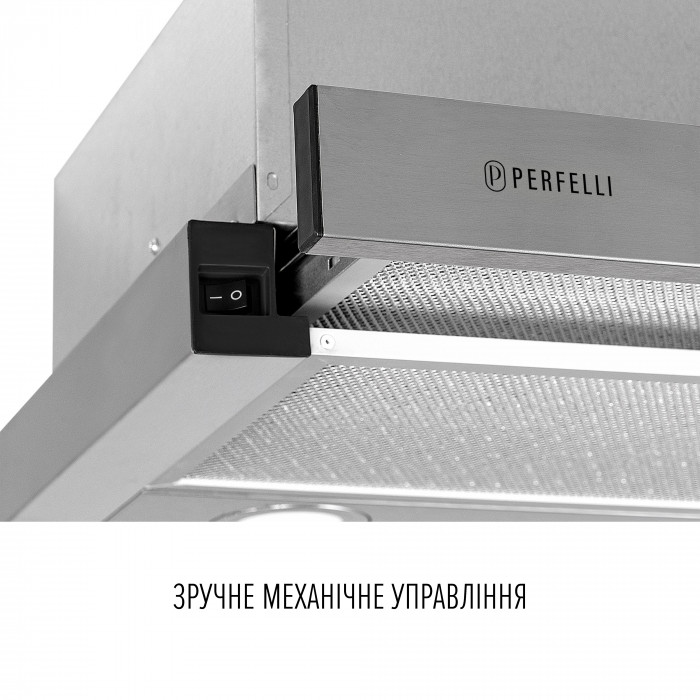 Витяжка телескопічна Perfelli TL 6622 I 1000 LED