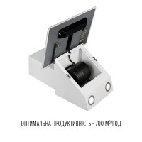 Витяжка декоративна похила PERFELLI VIO 5HW BIANCO