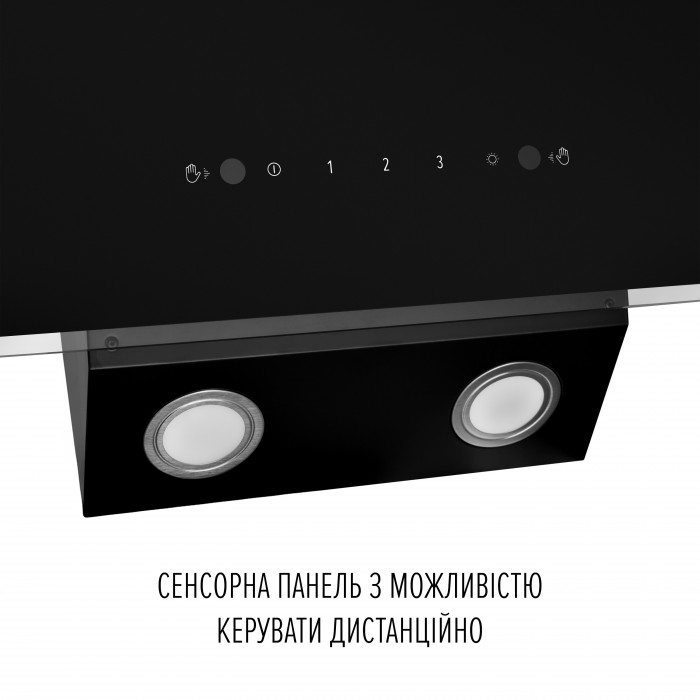 Витяжка декоративна похила PERFELLI VIO 5HW NERO