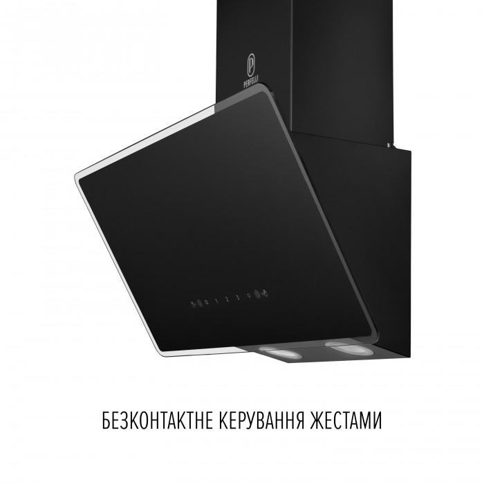 Витяжка декоративна похила PERFELLI VIO 6HW NERO