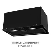 Витяжка повновбудована PERFELLI VIOLA 5NWRB NERO