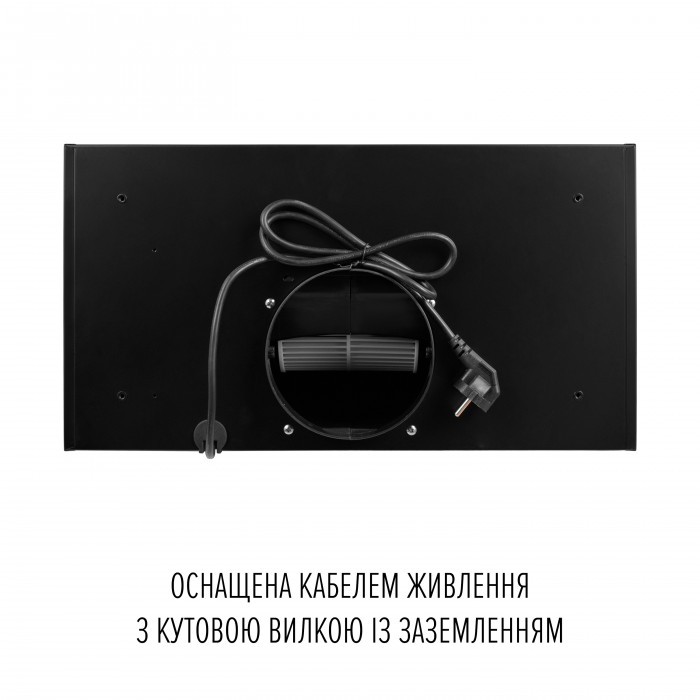 Витяжка повновбудована PERFELLI VIOLA 5QWRB NERO SILENZIO