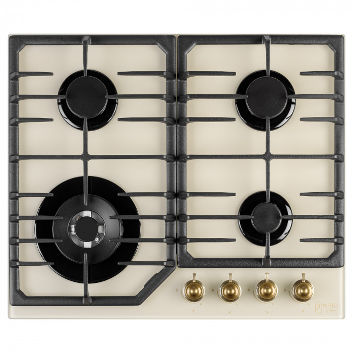 Поверхня газова на склі PERFELLI VINTAGE GW69C BEIGE