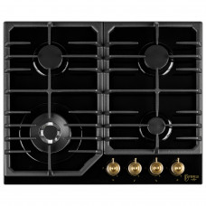 Поверхня газова на склі PERFELLI VINTAGE GW69C NERO