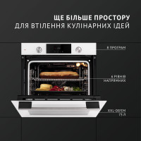 Духова шафа електрична PERFELLI DIAMOND 6D8L BIANCO